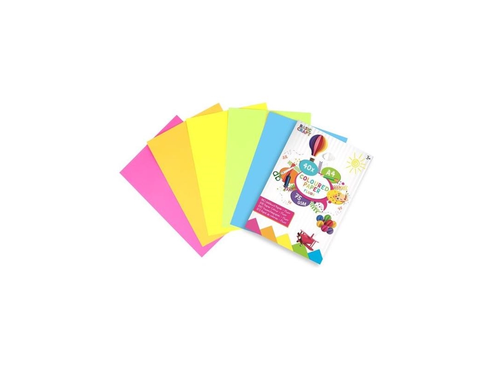 Gekleurd papier A4 40 vellen