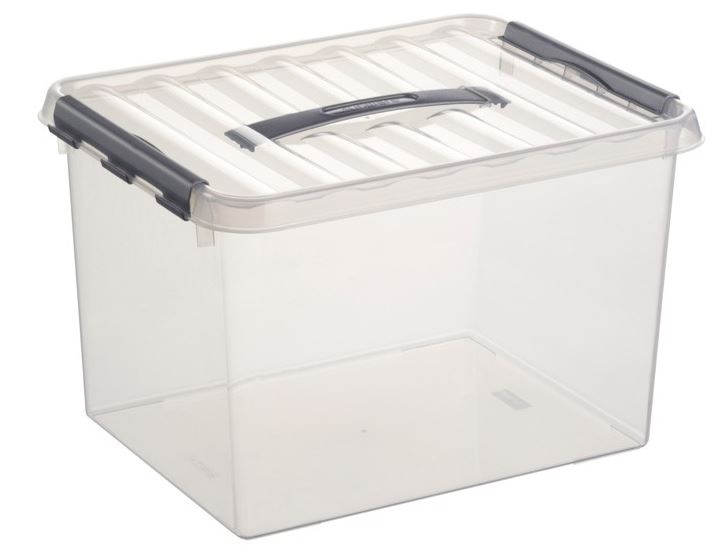 Sunware Q-line opbergbox 22L transparant